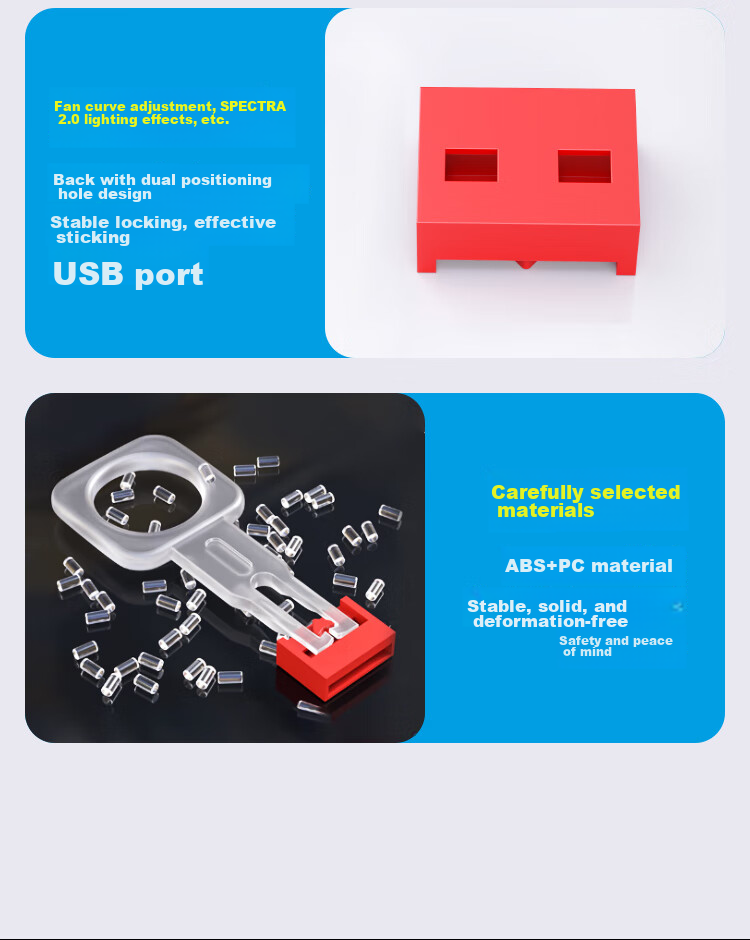 NVV USB Security Lock, Removable USB Port Plug, Dust Cover, USB Port Protector, Safety Stopper, NX-FDU White (Pack of 10) 10