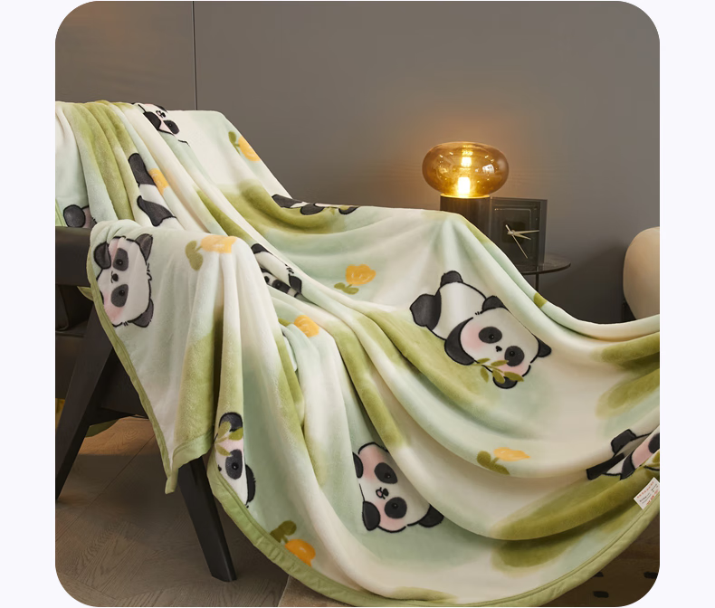 Hengyuanxiang Coral Fleece Blanket, Nap Office Throw, Bed Use Thick Winter Bed Sheet, Single Milk Flannel Small Blanket 14