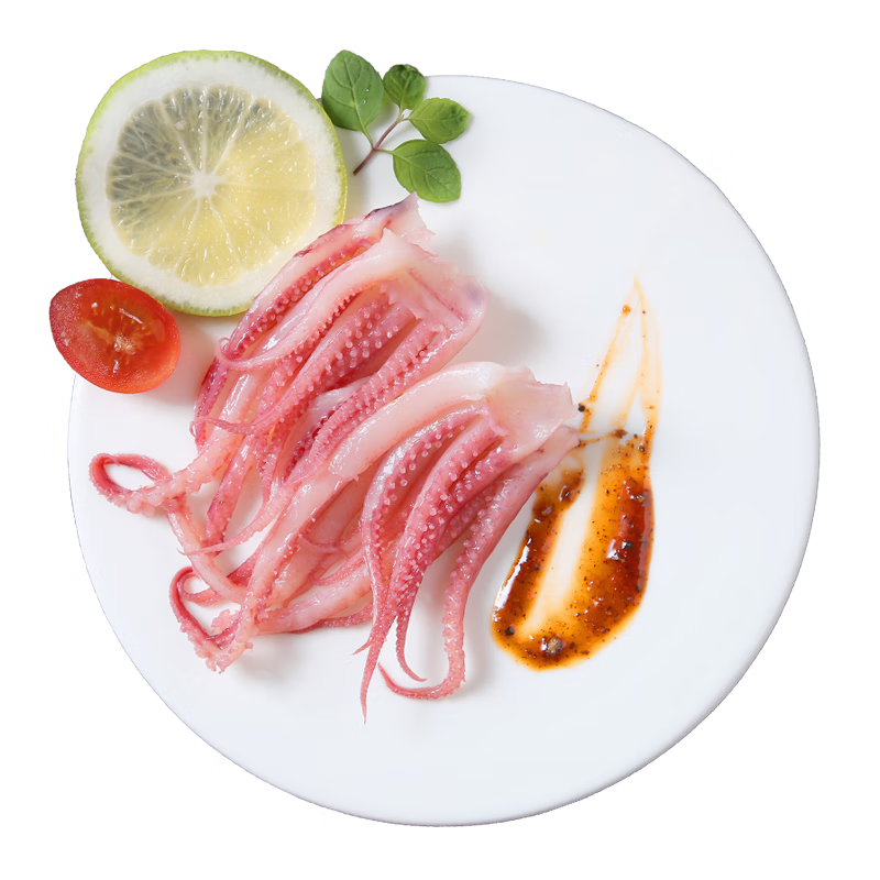 初鲜冷冻深海鱿鱼须300g 鱿鱼爪 铁板鱿鱼 火锅烧烤食材 海鲜水产送礼