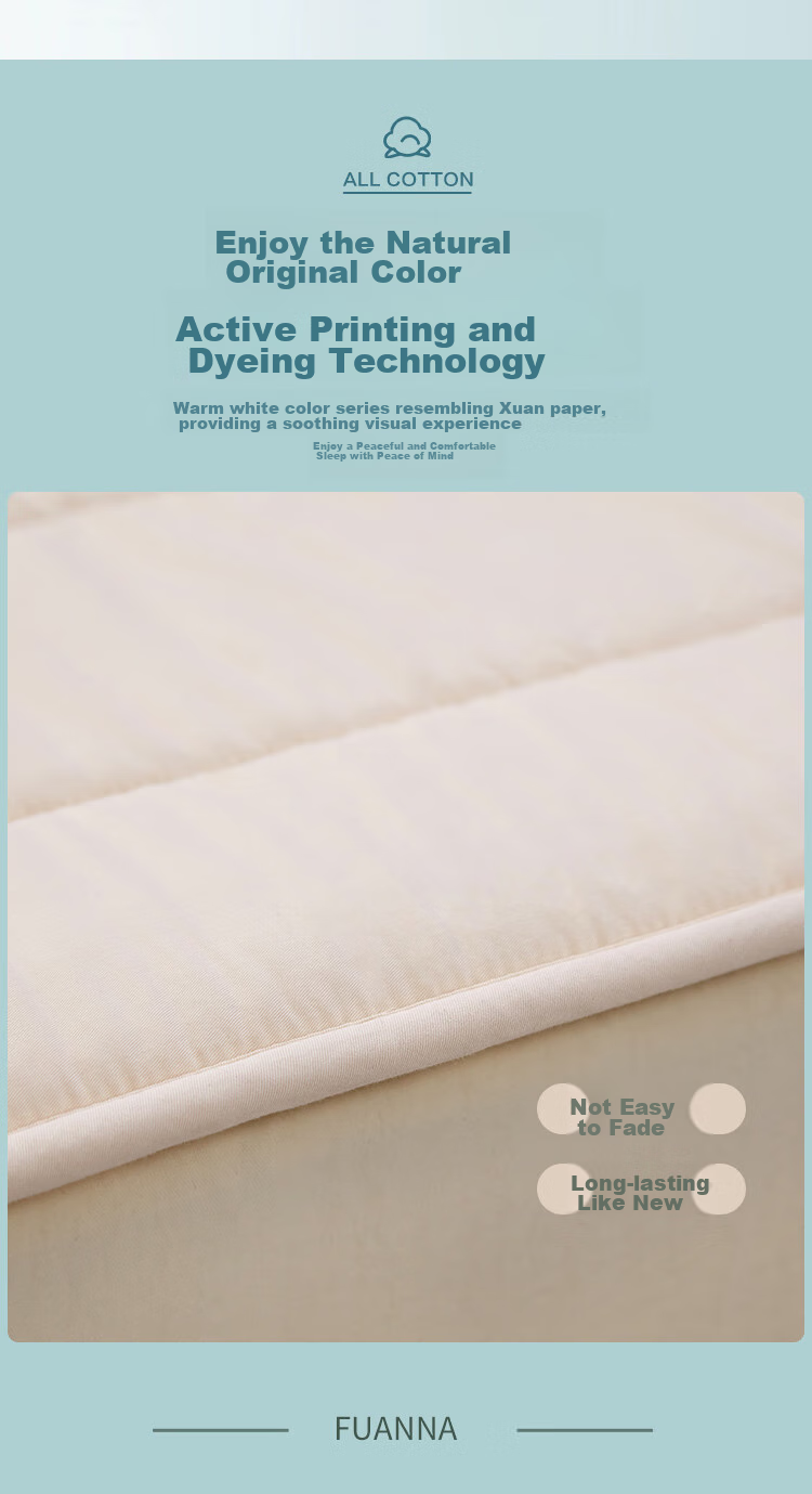FUANNA Mattress, Pure Cotton High-Elastic Support Tatami Mat, Foldable Protective Pad, Double Soft Mat for 1.5-Meter Bed 6