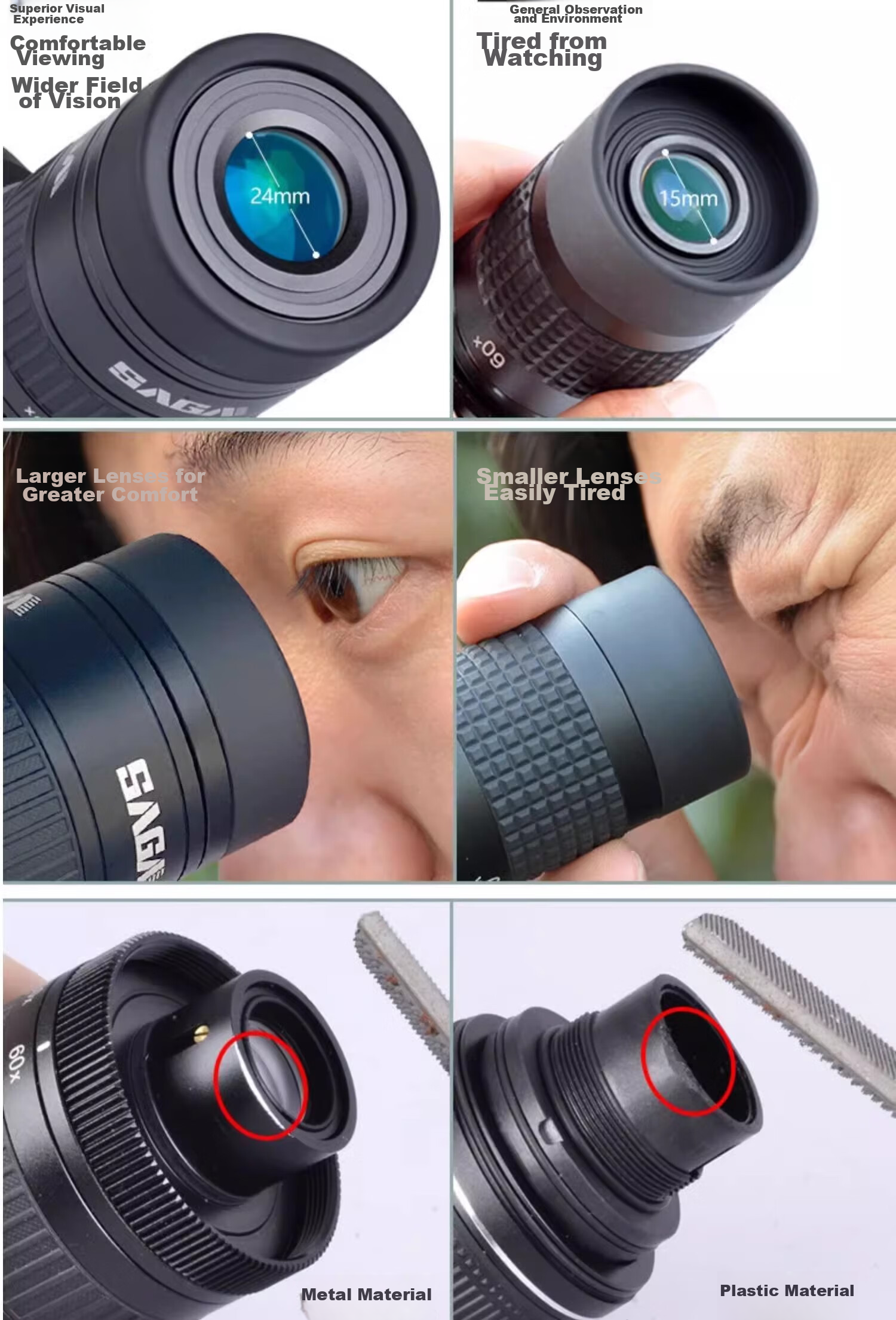 SAGA Binoculars And Monocular Astronomical Telescopes, Birdwatching Binoculars Dedicated Tripod Universal Tripod 15