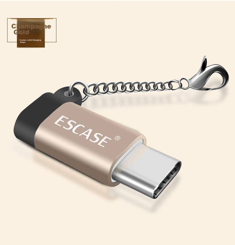 ESCASE Android to Apple Adapter Micro USB to Lightning Data Cable for IPhone 15/13/14/Pad Fast Charging Essential for Business Trips 9