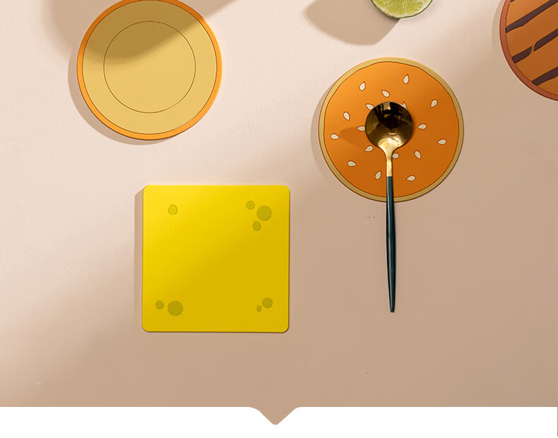 Siwangongli Heat-Resistant Coasters, Thickened Anti-Scalding High-Temperature Resistant Bowl Plate Pot Cup Mat PVC Material Placemat Set of 8 12