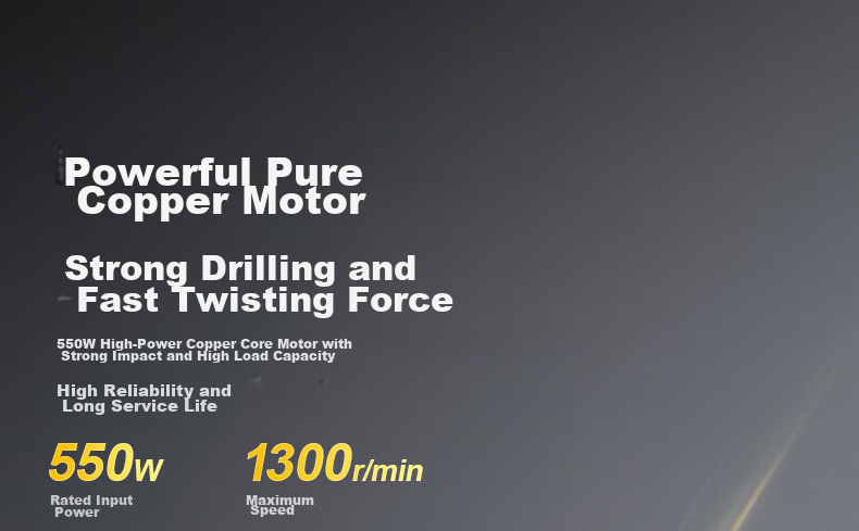 Dongcheng Electric Drill DJZ550-10K, Forward And Reverse Rotation, Adjustable Speed, Multifunctional Household Electric Drill, Power Tool 6