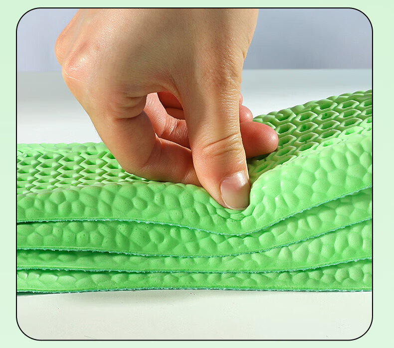 3AnGnI Antibacterial Deodorizing Insoles for Men And Women, Sports Military Training Shock-Absorbing Breathable Biodegradable Eco-Friendly Material, 2 Pairs, Size 41-42 16