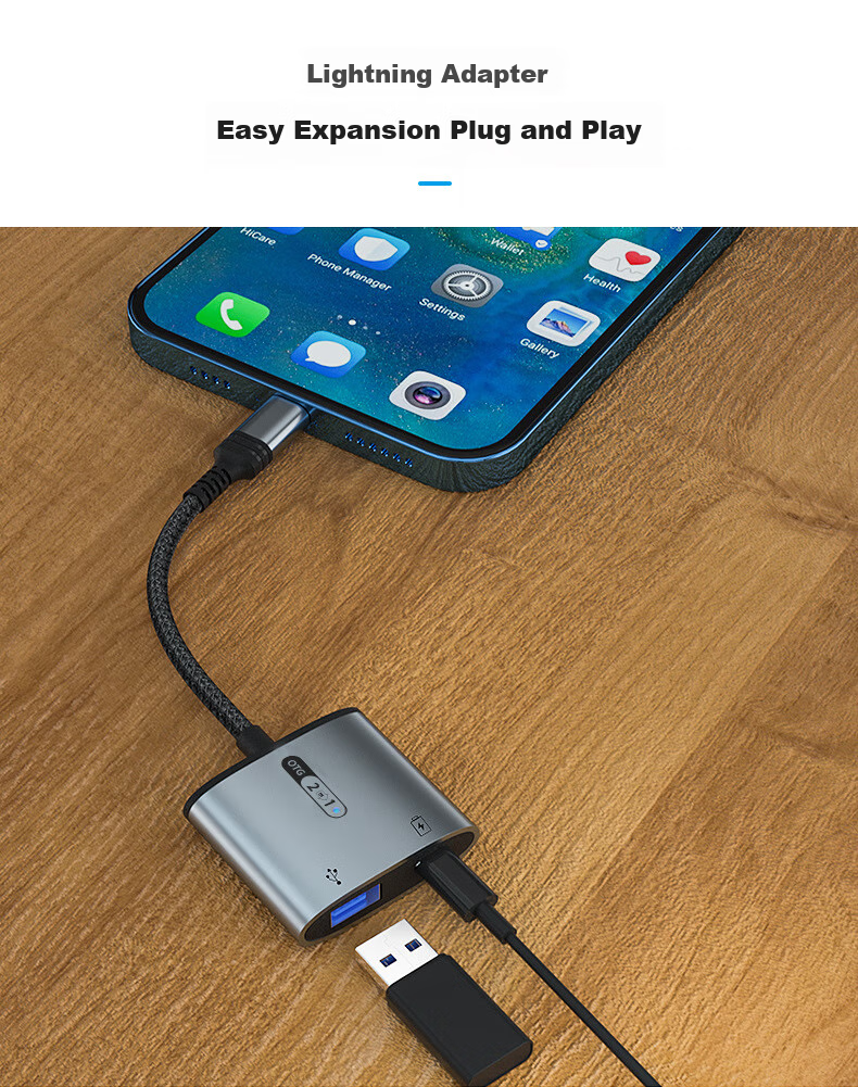 JOWOYE Apple Card Reader TF/SD/CF Memory Card Adapter for Huawei Phones, IPhone 17, Xiaomi Laptops, Keyboards, Mice, DSLR Cameras, Dash Cams, And Surveillance Devices 6