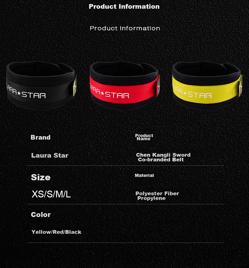 LARASTAR Peak Series Fitness Waist Belt for Men, Deadlift Squat Strength Training Weightlifting Back Support Belt Basic Model Black Size L 8