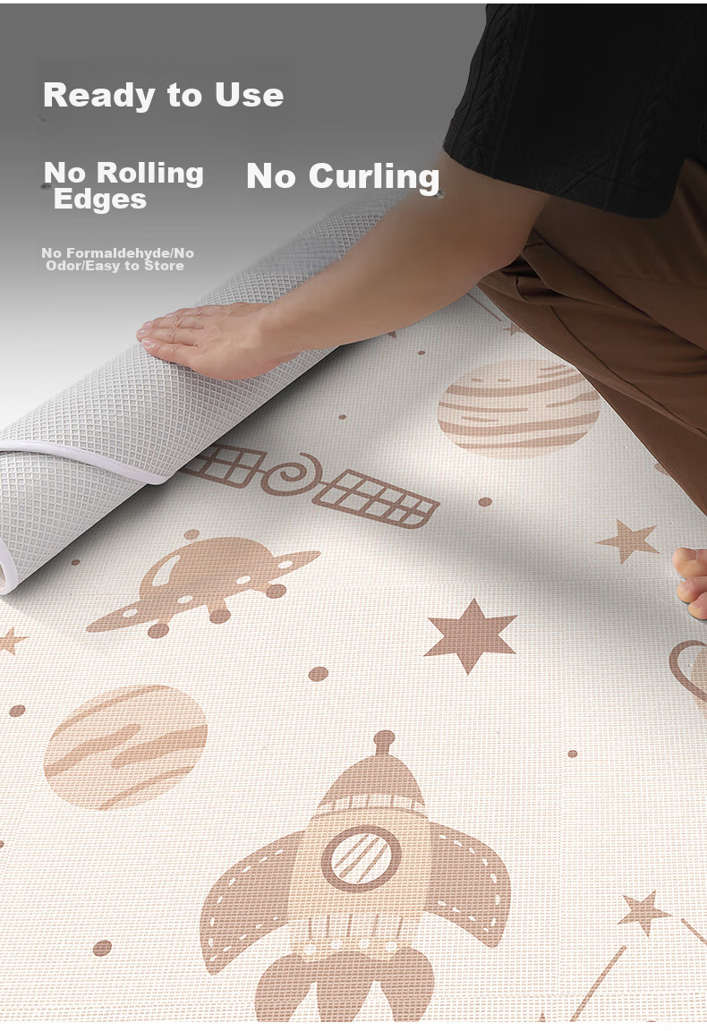 Dajiang Round Carpet Chair Mat for Swivel Chairs, Non-Slip Floor Mat for Study Room And Bedroom, 120x120cm 7