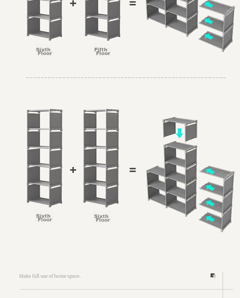 Jialiren Floor-Standing Bookshelf, Student Desktop Simple Bookshelf, Dormitory And Home Multi-Functional Storage Rack 7