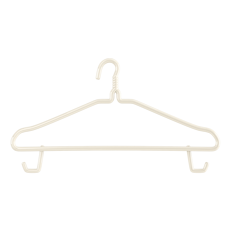 Baicaoyuan Clothes Hangers, Thickened And Non-Slip, Seamless Garment Rack for Adults, Large Size Drying Hanger for Home Use, 10 Pieces
