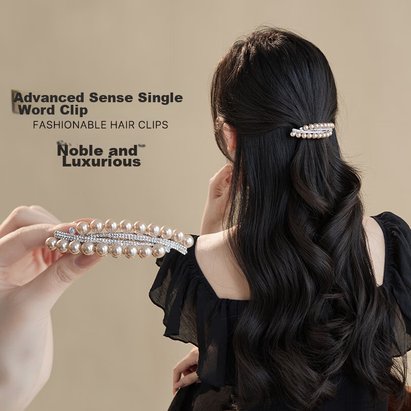 CHIMERA Back of Head Hair Clip, Spring Clip, Ponytail Clip, Half-Up Clip, Barrette, Hair Accessory Clip, Hair Clip, Birthday Gift for Girls