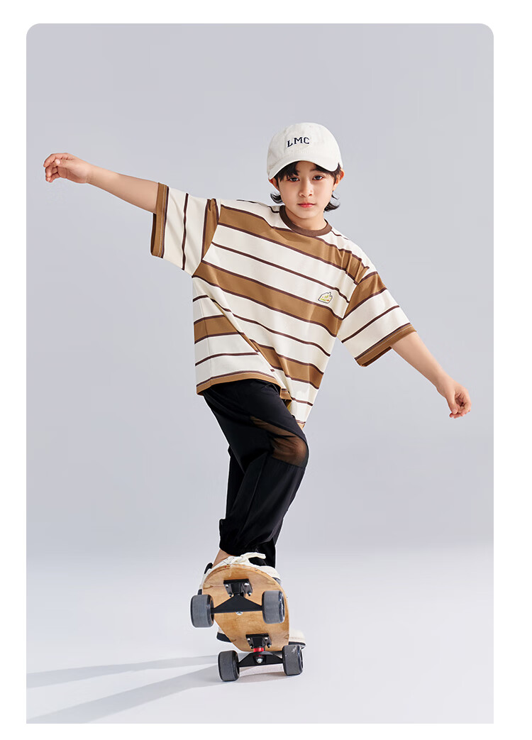 QQ DUCK Children's Clothing, Boys' Summer Mosquito-Repellent Pants, Thin Style, Student And Youth Wear, Irregular Mesh, Black; Size 120 10