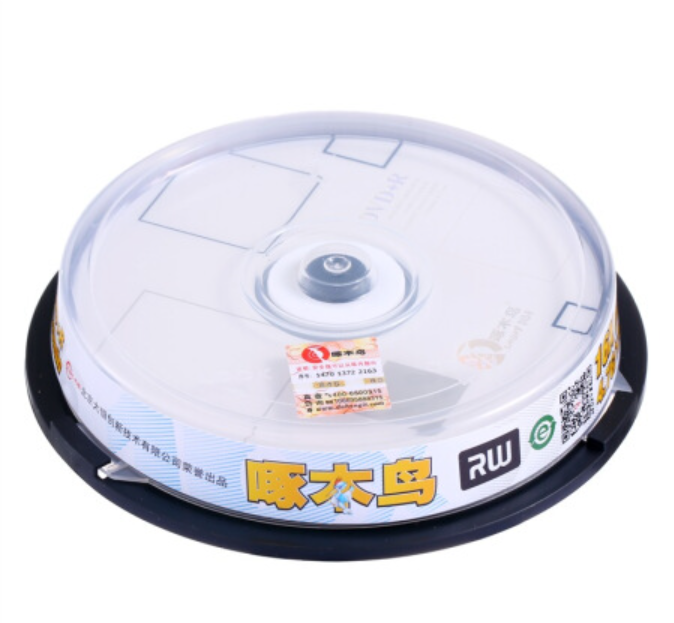 DVD+R Zhuomuniao, 16x Speed, 4.7GB, Traditional Series, 10 Discs in A Barrel, Recordable Discs