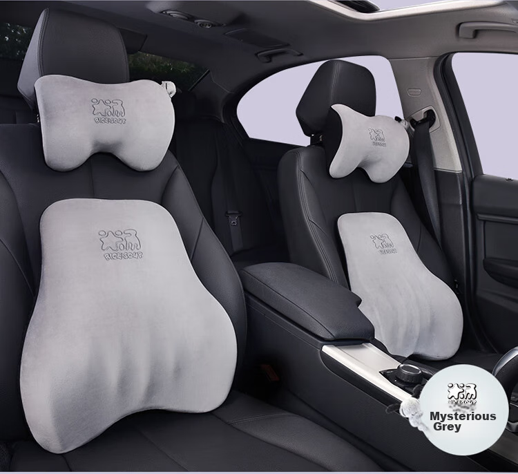 ICAROOM Car Headrest, In-Car Neck Pillow, Seat Cervical Support Cushion, Automotive Neck Pillow, Car Head And Neck Rest 19