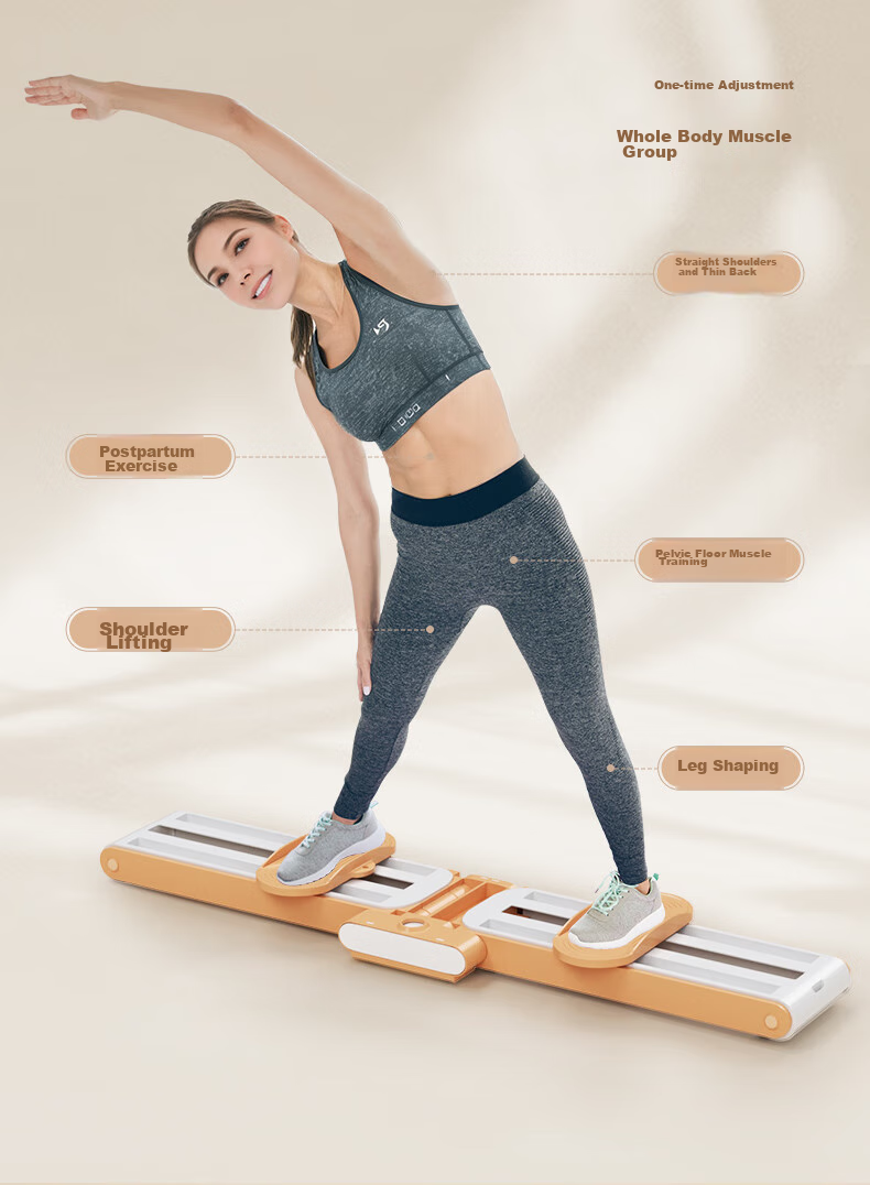HOT KNEE Ski Machine Pelvic Floor Trainer Leg Press Machine Postpartum Training Calf Thigh Inner Fitness Leg Exercise Equipment 5