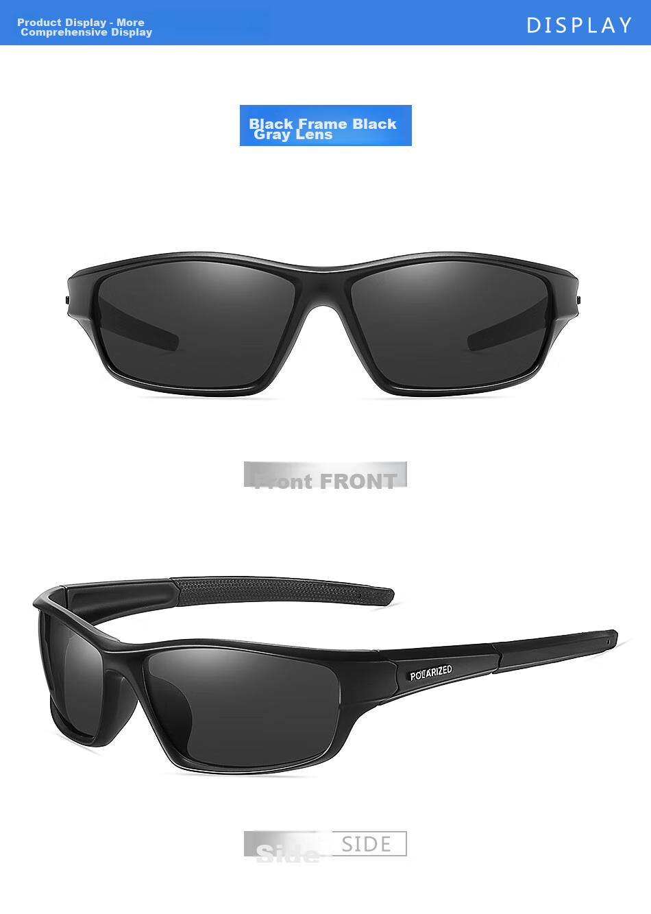 DRATRA Polarized Sunglasses for Men, Driving Cycling Golf Sports Sunglasses with Prescription Lenses Available 13