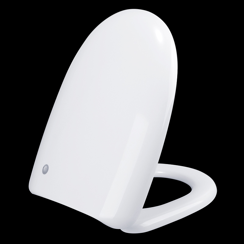 Haili Toilet Seat Universal Thick V-Shaped U-Shaped Toilet Cover Ring, Home Toilet Replacement Parts 079 16