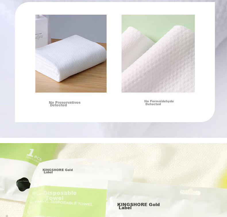 KING SHORE Disposable Towels, 20 Pack Face Towels for Travel Essentials, Pearl Pattern Thick Large Towels 30*50cm 13