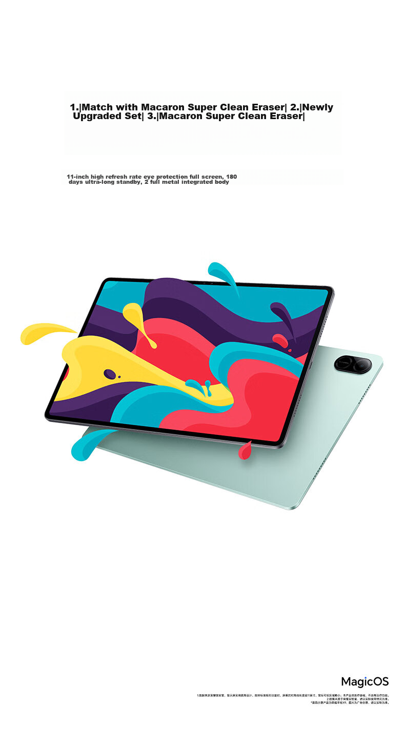 HONOR Tablet X9 [Subsidies], 11-Inch Tablet Computer, 6+128GB, High Refresh Rate Eye Protection Screen, 80-Day Ultra-Long Standby Time, All-Metal Integrated Body, Sky Blue Color 1