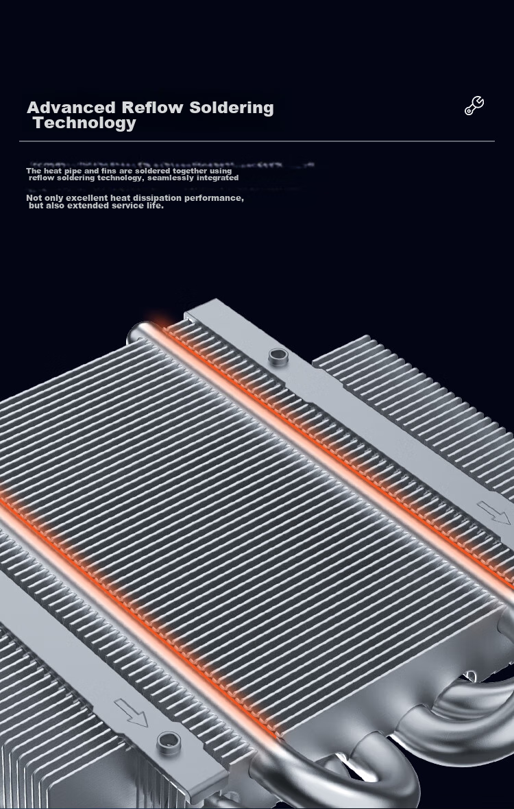 ID-COOLING (Kuren) Low-Profile CPU Air Cooler with 4 Heat Pipes, 30mm Height, Compatible with LGA1200/1700/115X Platforms, IS-30i BLACK 5