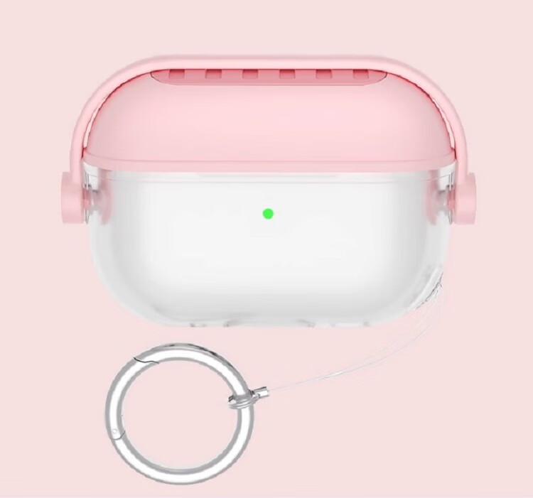TRUST ME AirPods 3 Case, Apple Bluetooth Earphone Third Generation Silicone Protective Cover, Transparent Creative Shockproof Anti-Scratch, Semi-Transparent Black 10