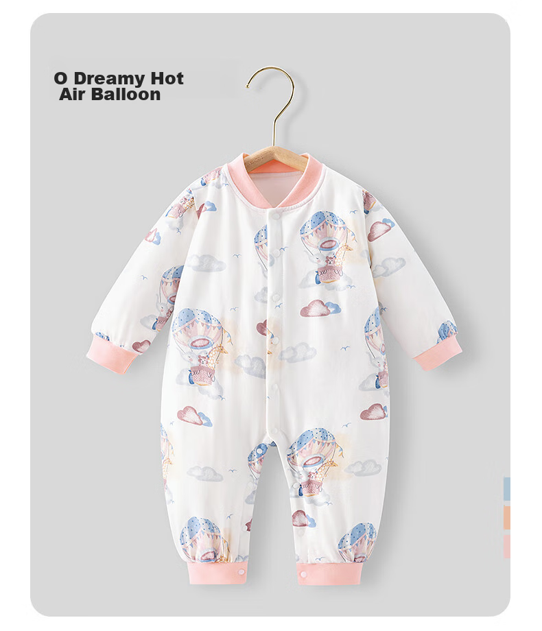 Beitaisi Baby Clothes Spring And Autumn Long-Sleeve Bodysuit, Pure Cotton Newborn Onesie, for Boys And Girls, Early Spring Outfit Pajamas 62