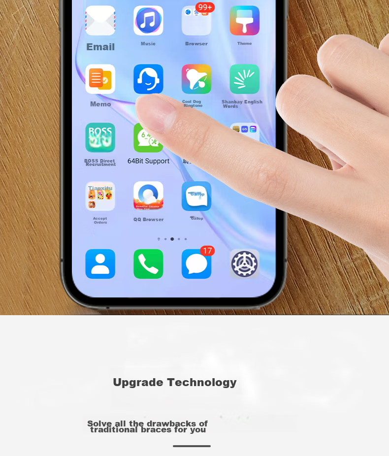 ESCASE Phone Stand, Foldable Metal Ring Clip, Adhesive Portable Lazy Support Bracket, Adjustable, Suitable for Samsung/OPPO/Honor Etc., Rose Gold, MDF-02 8