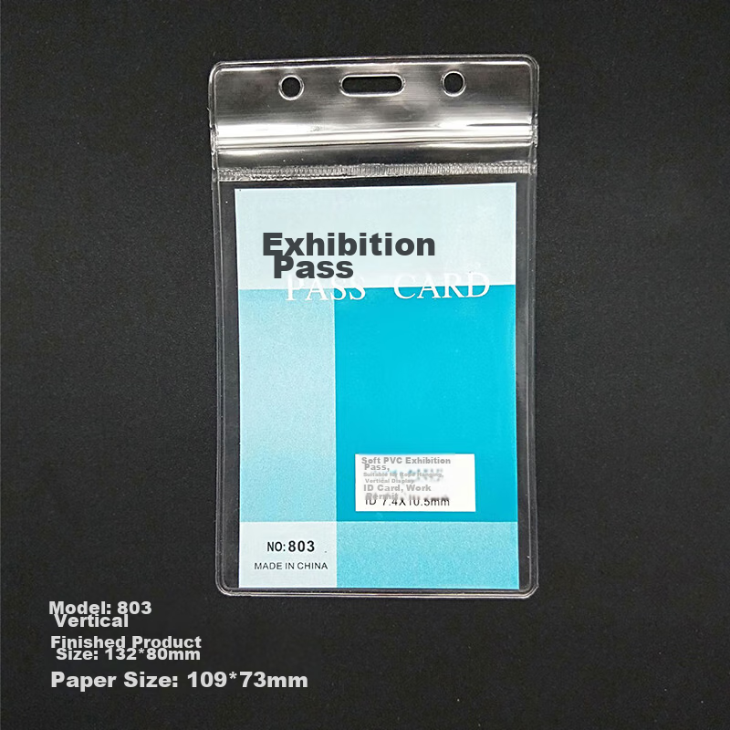 Siyi Cai Transparent ID Holder, Work Badge Holder, Card Holder, Lanyard Tag, Name Tag, Chest Card Holder, Factory Badge, Student ID Card, Employee Badge, School Card Holder, Entry Permit, Student ID Card, Meal Card, Work Card with Strap 1
