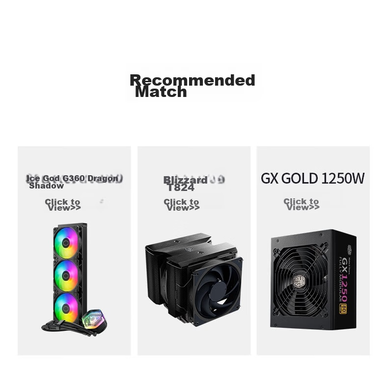 CoolerMaster HAF700EVO EATX Full Tower Computer Case, Supports 480mm Radiator Cooling/LCD Display/18x Fan Positions/Tool-Free Assembly/4090 15