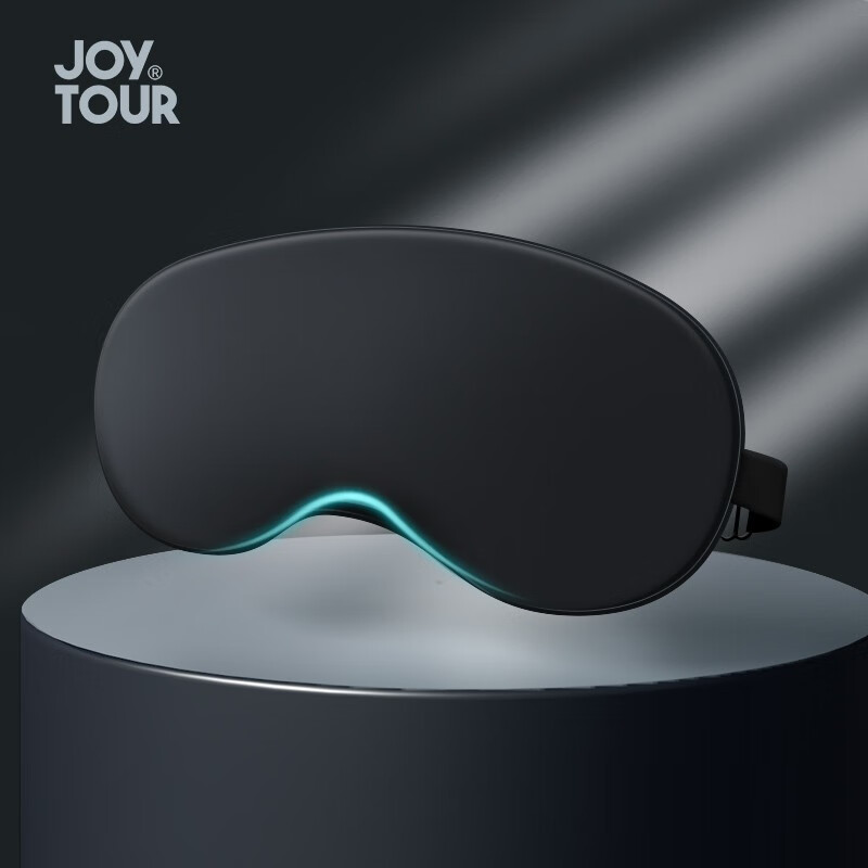 JOYTOUR Silk Eye Mask, Sleep Light-Blocking Mulberry Silk, Lightweight And Breathable, Comfortable Adjustable Sleep Mask, Black