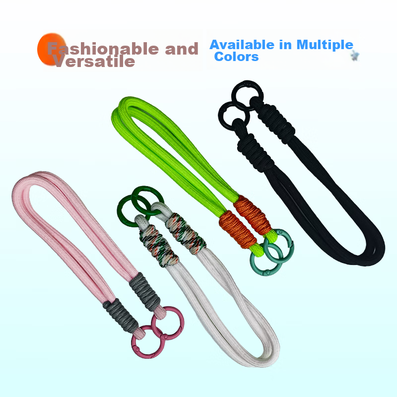 ESCASE Phone Lanyard Woven Wrist Strap Anti-Theft Handheld Strap Anti-Loss Pad Anti-Drop Outdoor Phone Case Suitable for Huawei Mate80 Apple IPhone17 MO70 Milkshake Pink 2