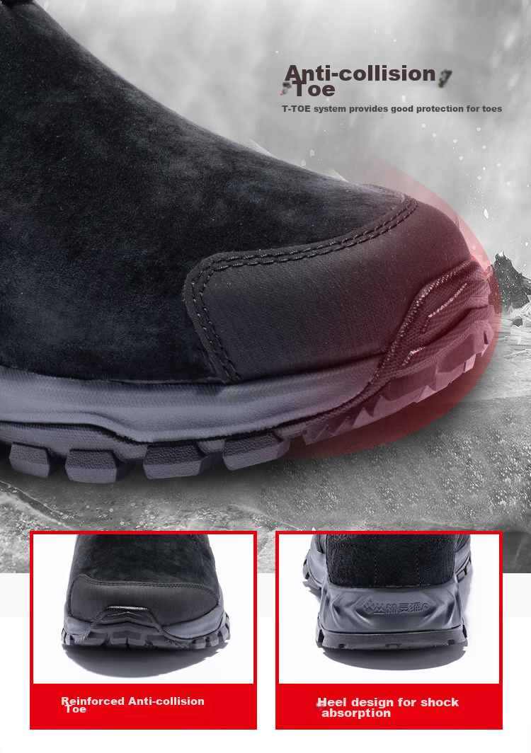 TOREAD Casual Shoes, Autumn And Winter Men's Slip-On Outdoor Non-Slip Warm Grip Hiking Shoes TFRRCM91913 6