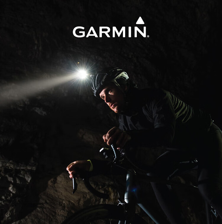 GARMIN Bicycle Smart Headlight, USB Rechargeable, Auto-Adjusting Front Light for Night Riding, High Beam, Varia UT800, Black 1