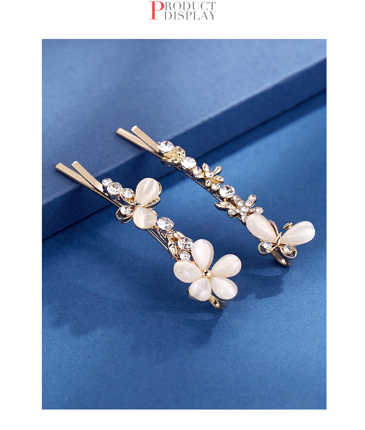 CHIMERA 2-Piece Hair Clip Set, Simple Side Bangs Clips, Hair Accessories, Mid-Autumn Festival Gift for Girls 5