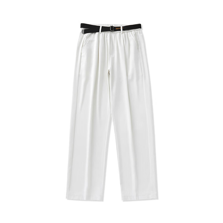 Touhaoqingnian Casual Pants for Men, Spring And Autumn Loose-Fitting High-Quality Draping Tapered Trousers, Plus Size Wide-Leg Dress Pants, Black, M 17