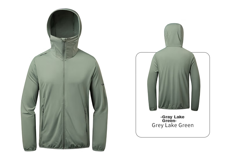 TOREAD Ice Silk Knit Sun Protection Shirt for Men, Breathable Spring And Summer UV-Resistant UPF50+ Sunscreen Jacket Skin Coat 33