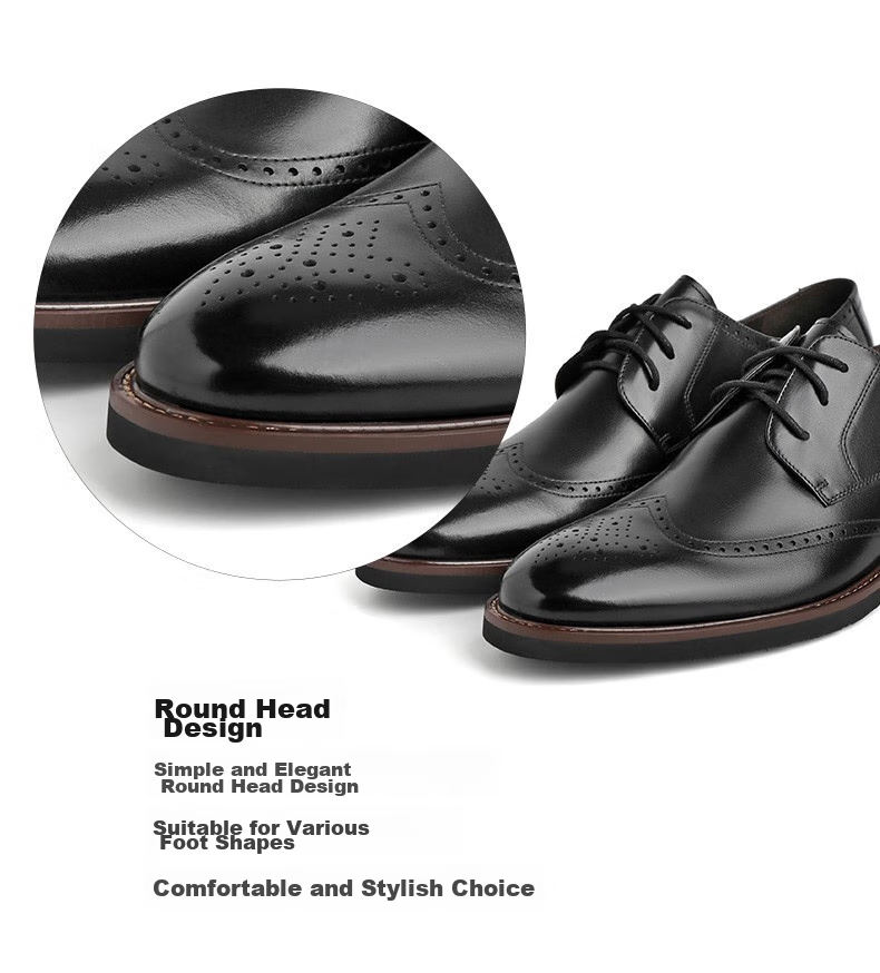 Belle Men's Shoes, Same Style As in Department Stores, Cowhide Shoes, Wedding Shoes, Men's Professional Commute Business Formal Leather Shoes B3217, Black, Size 41 11