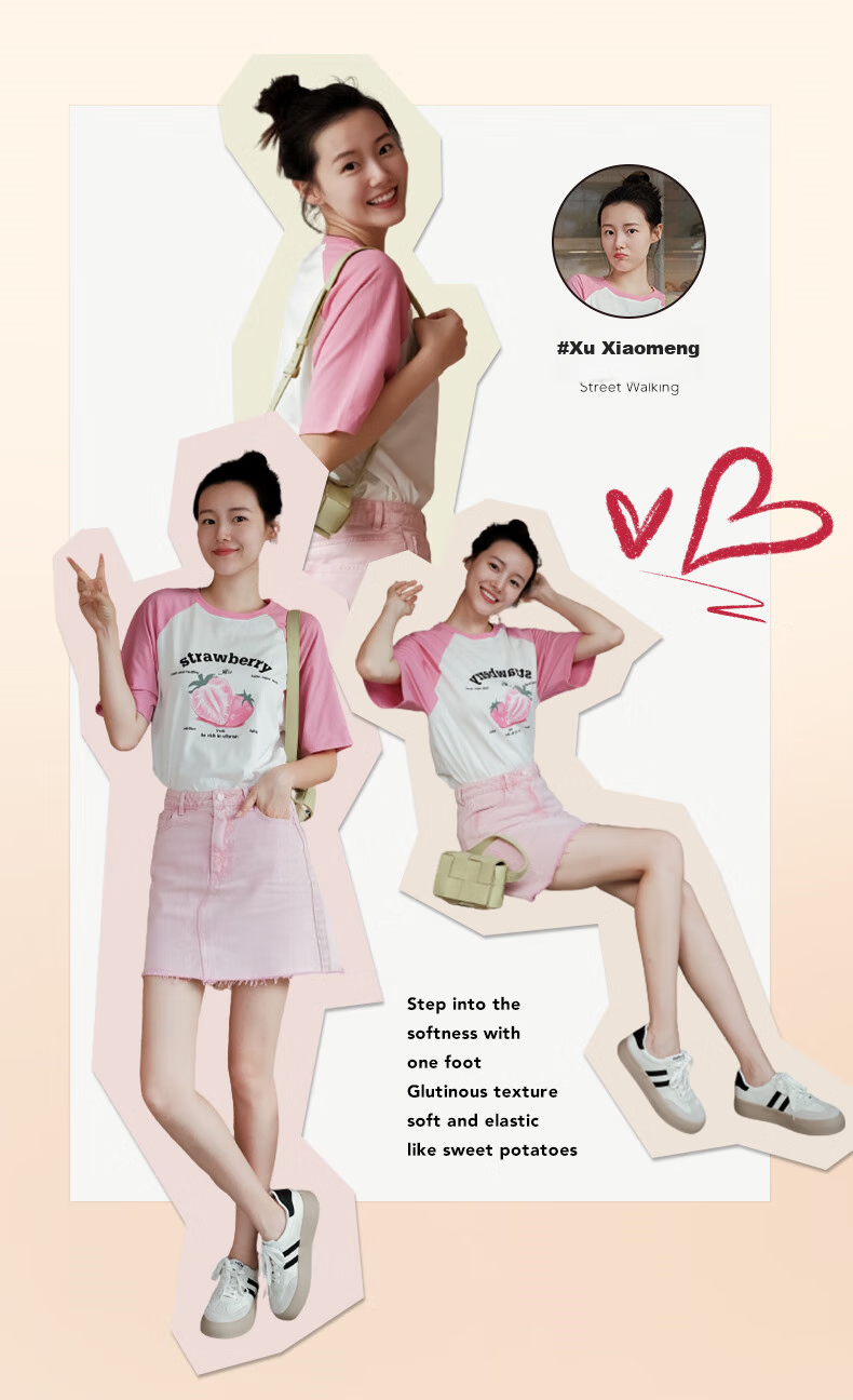 Hotwind Mall Same Style Dexun Shoes Sneakers for Women, Retro Classic Design, Fashionable Versatile 18