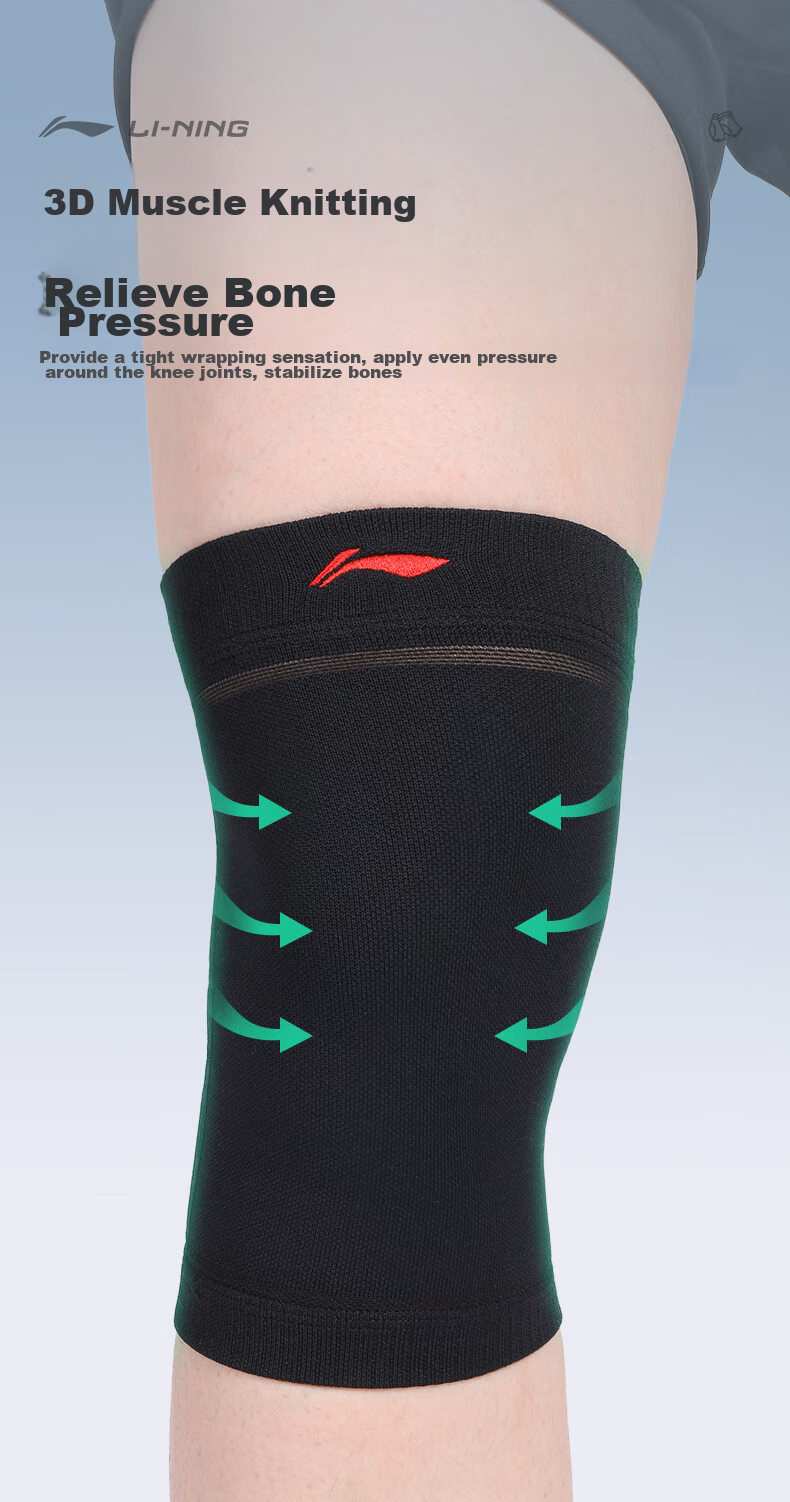 Li-Ning Knee Brace for Running, Meniscus Injury And Fluid Retention, Patella Protection, Cold Legs, Warmth, Rehabilitation And Fixation Support Brace for Men And Wome 7