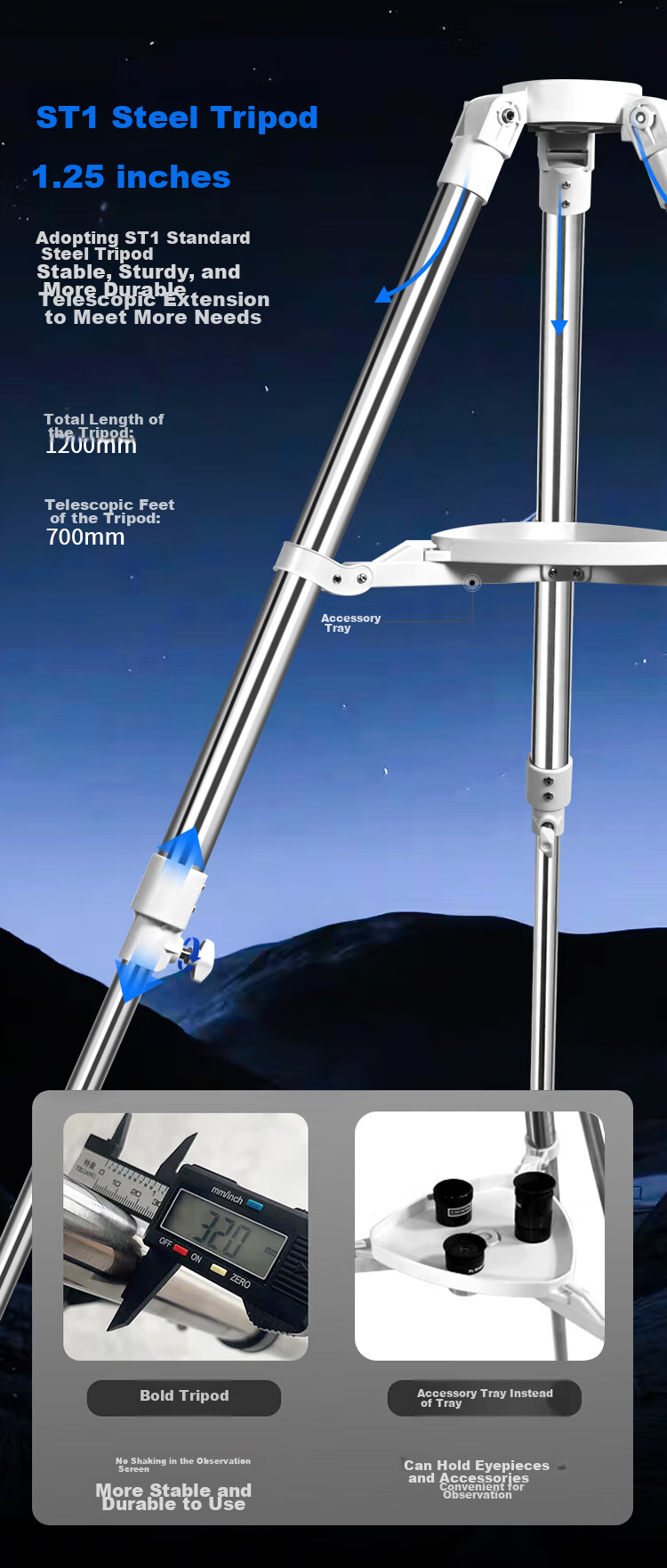 EXPLORE SCIENTIFIC Astronomical Telescope 90EQ3 High-Definition High-Magnification Large-Aperture Professional-Grade Stargazing Student Science Education Gift 22