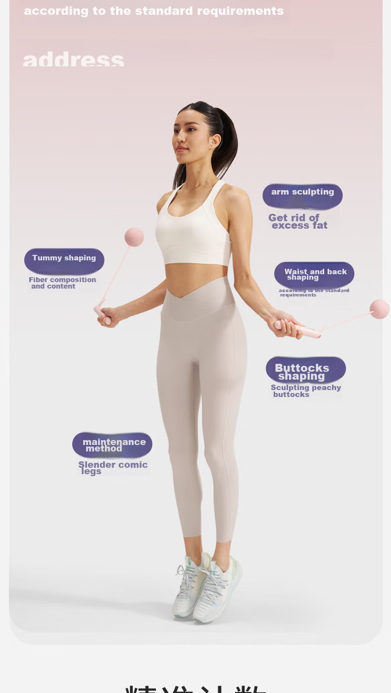 Yottoy Cordless Jump Rope for Weight Loss, Adult Fat Burning Resistance Counting Skipping Rope for Women, Dual-Use Large Ball + Long Rope - Pink 9