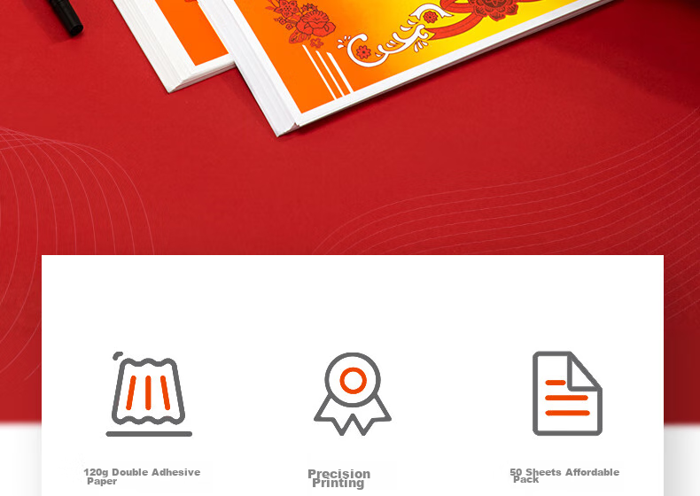 Deli A4 Certificate Paper for Awards And Recognition, with Text Version for Primary And Secondary School Students' Commendation Certificates, Teacher's Universal Use, Double-Sided Coated Paper, 50 Sheets/Pack, 24828 3