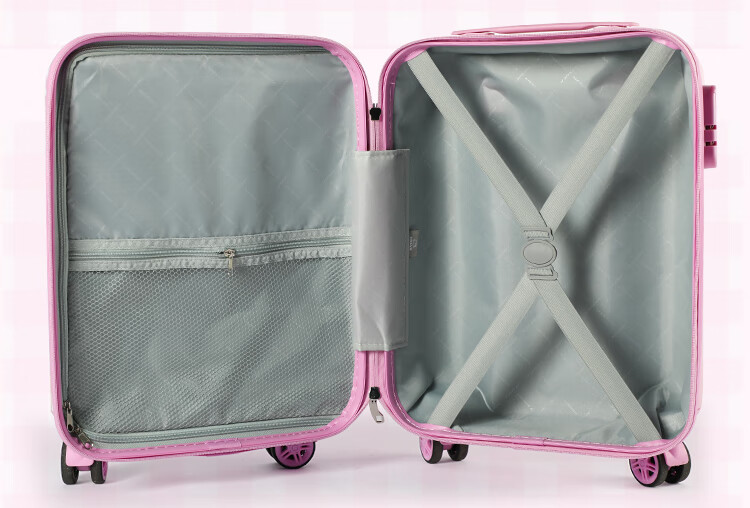 Mesuca X Sanrio Kuromi Password Lock Suitcase with Universal Wheels, Girls' Trolley Case, 18-Inch Children's Luggage, Carry-On Suitcase 11