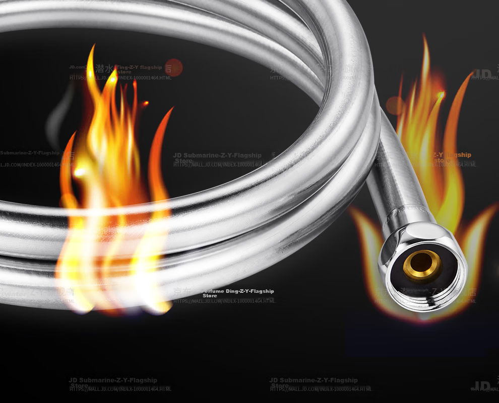 Submarine DG150 Shower Hose, Shower Head Flexible Hose, 1.5-Meter Anti-Tangle Shower Pipe 11