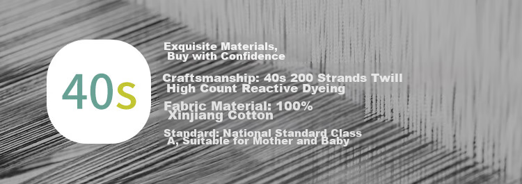 JD Original 100% Pure Cotton Four-Piece Bedding Set, All-Cotton Bedsheet And Duvet Cover, Antibacterial Bedding Set, 220*240cm, for 1.8/2 Meter Beds, Philadelphia Silhouette Patter 5