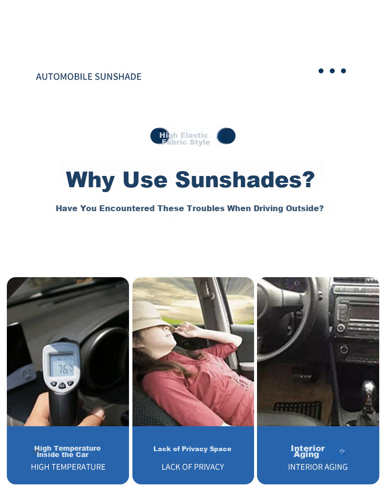 KOOLIFE Car Sunshade, Window Sunshade, Anti-UV Cover, Side Window Sunshade, Mosquito Net, Screen Window, Heat Insulation, Anti-Willow Polle 3