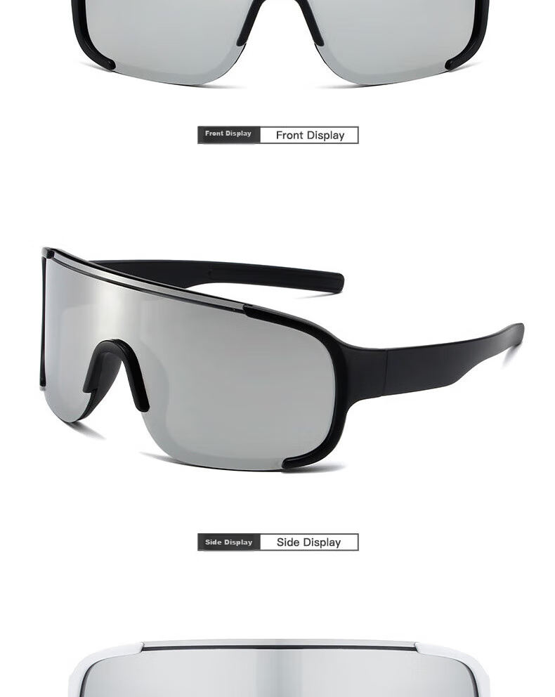 FESETE Cycling Sunglasses, Mountain Climbing Goggles, Mountain Biking Protective Sunglasses, Windproof, Dustproof, Splash-Resistant, for School 18
