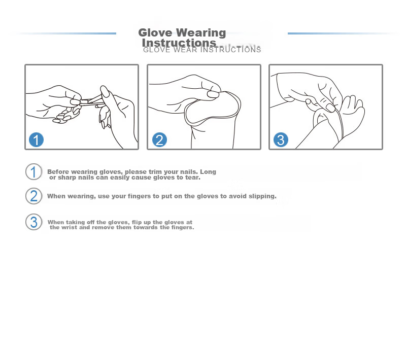 SI&MOOS Disposable Nitrile Gloves, Thickened And Durable, 100 Pieces, Black N908BK, Large Size L 16