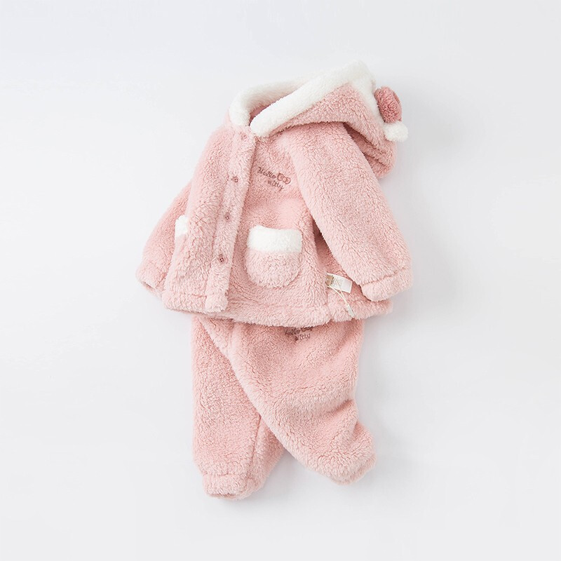 DAVE & BELLA x Hello Kitty Girls' Winter Flannel Pajama Set