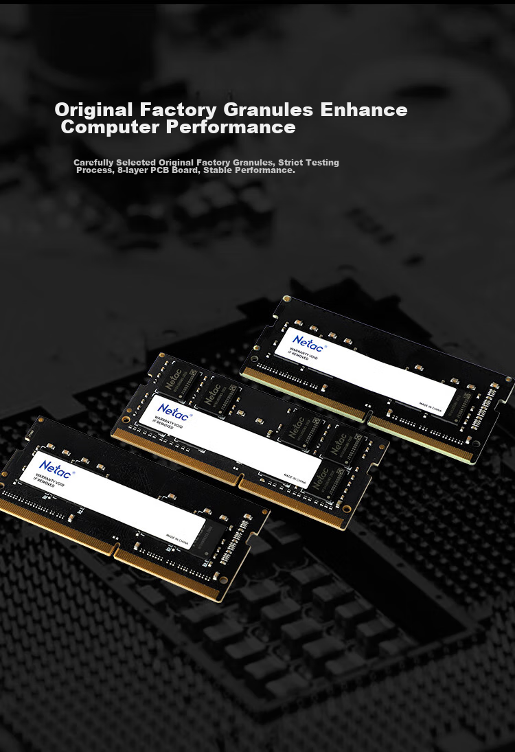 Netac 8GB DDR4 2666 Laptop Memory Module, Ultra Light Series 2
